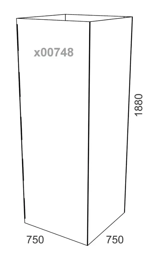 Стенд Тотем 1880х750х750мм