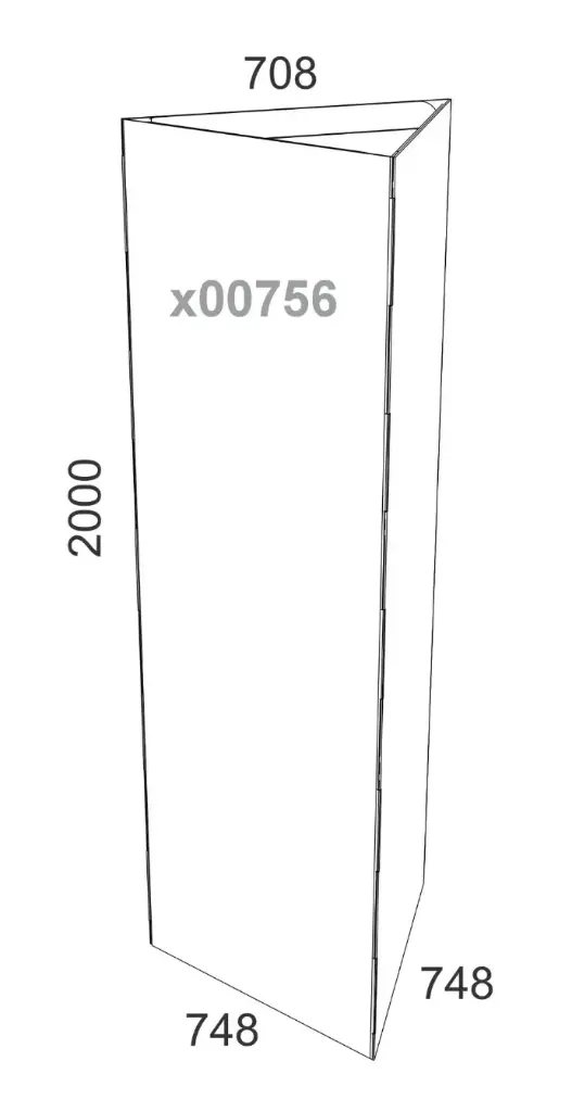 Тотем тристоронній 2000х750мм