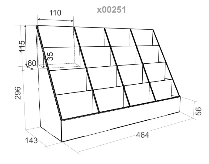 Диспенсер на 16 відділень