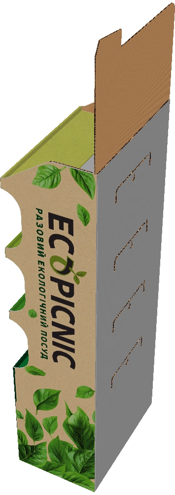 Дисплей на 4 полиці