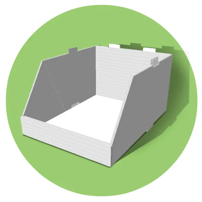 Лоток складской глубокий (коплект 3шт)
