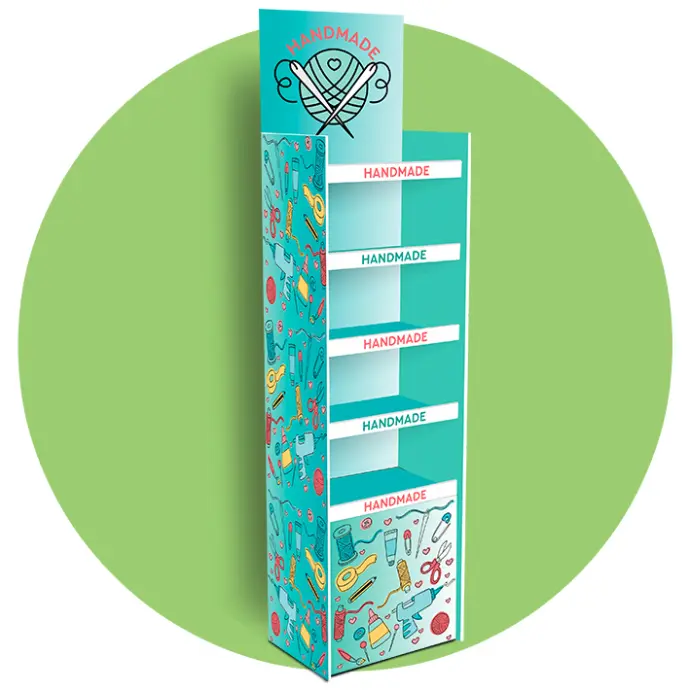 [x00946] Дисплей картонний  5 полиць