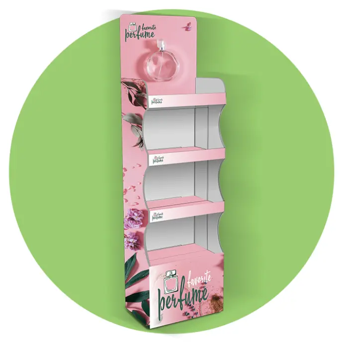 [x01015] Дисплей картонний  4 полиці